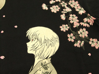 エヴァンゲリオン Tシャツ 綾波レイと桜吹雪 EVANGELION x 錦
