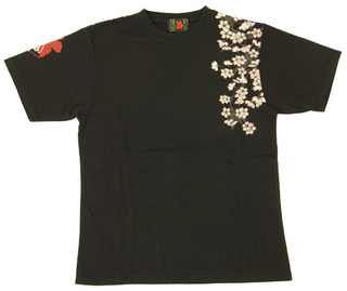 エヴァンゲリオン Tシャツ 綾波レイと桜吹雪 EVANGELION x 錦